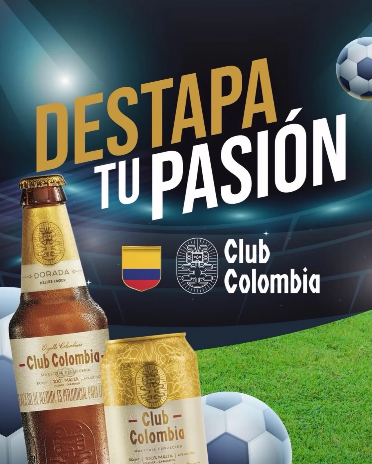 Club Colombia flyer